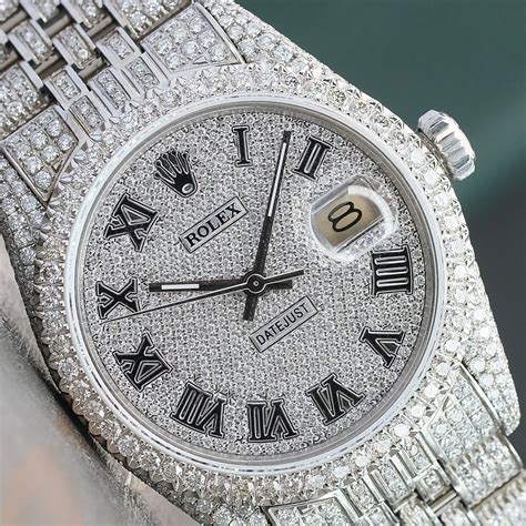 rolex full of diamonds|Rolex full diamond original.